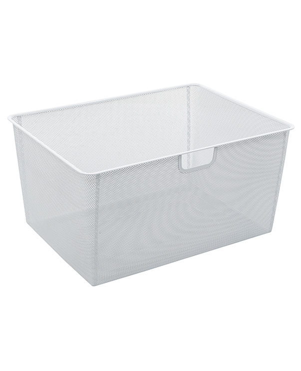 Корзина мелкосетчатая ПРАКТИК Home GBM 60х30 белая